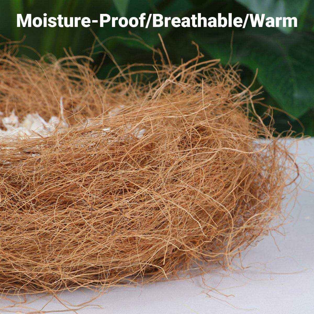Premium Bird Nest Material with Natural Coconut Fiber for Comfortable Breeding