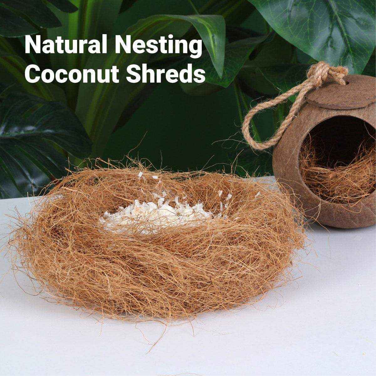 Premium Bird Nest Material with Natural Coconut Fiber for Comfortable Breeding