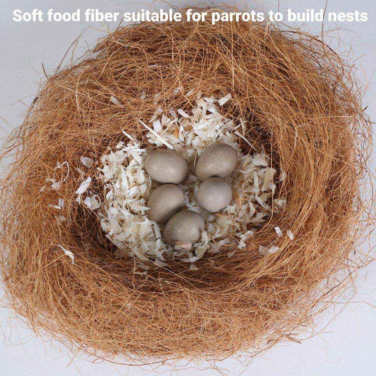 Premium Bird Nest Material with Natural Coconut Fiber for Comfortable Breeding