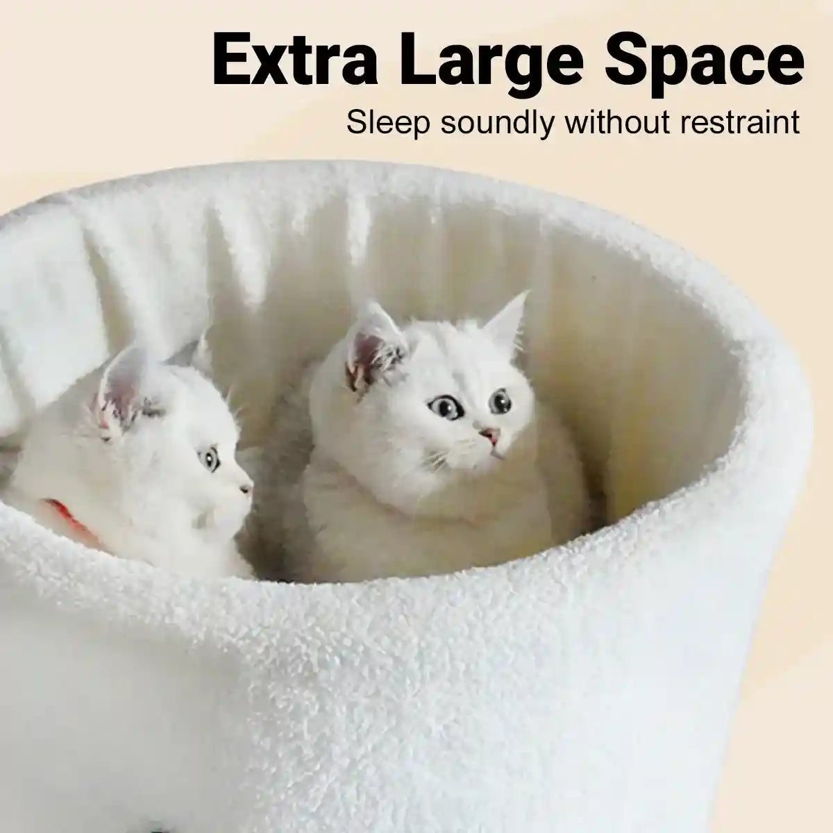 Cute Coffee Cup Cat Nest Bed for Indoor Cats and Kittens