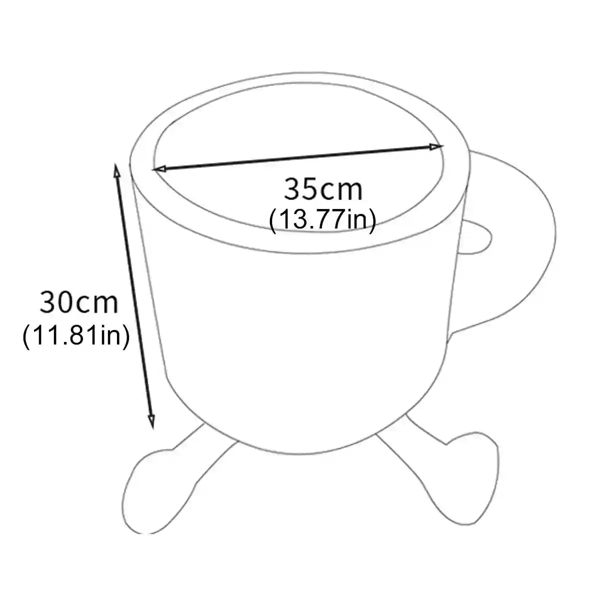 Cute Coffee Cup Cat Nest Bed for Indoor Cats and Kittens