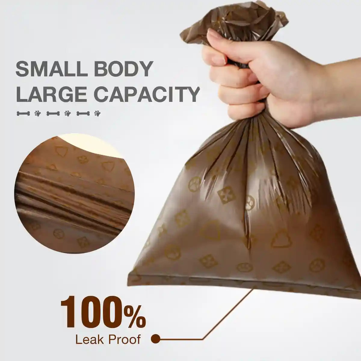 Coffee Scented Pet Poop Bags 270pcs (18 Rolls) Leakproof