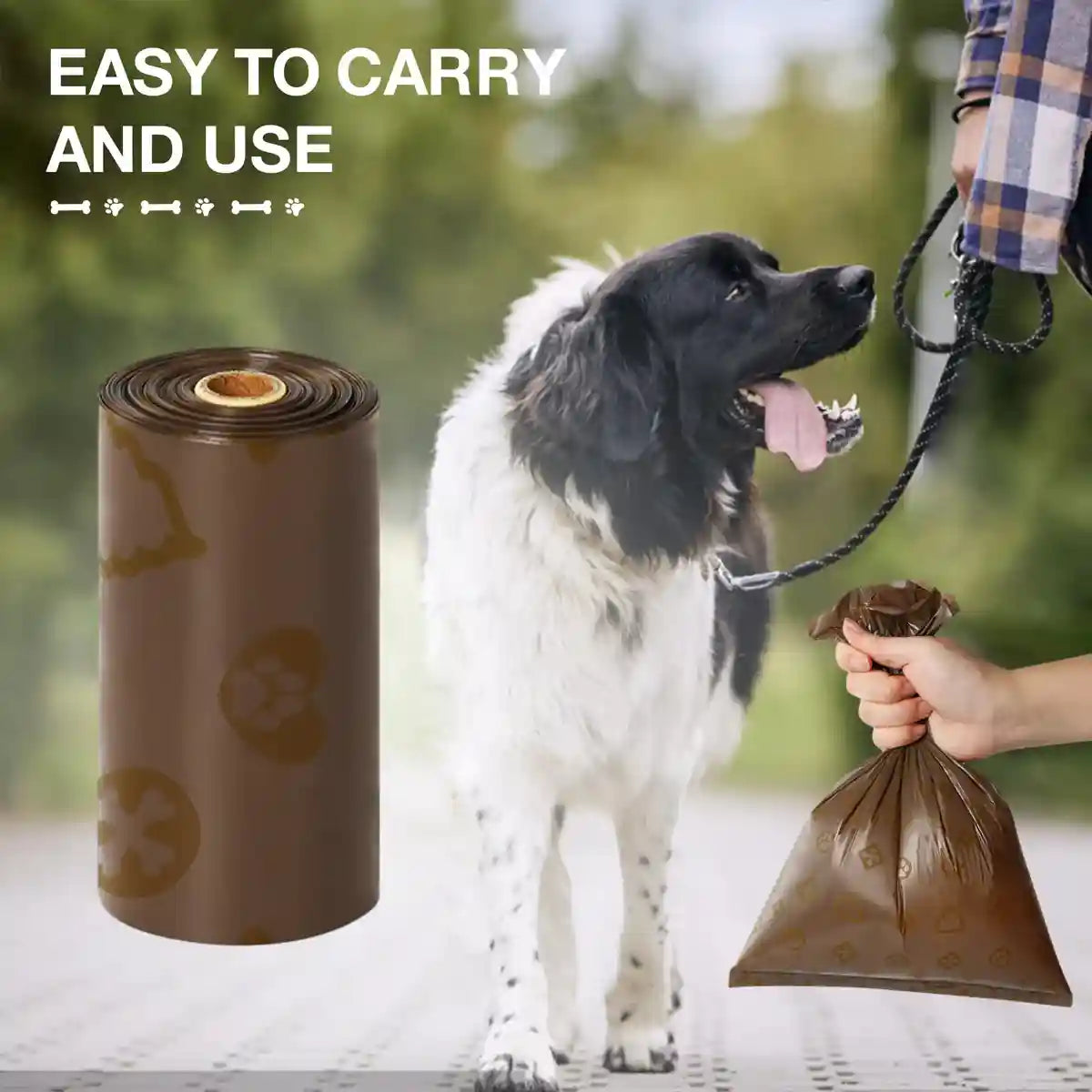 Coffee Scented Pet Poop Bags 270pcs (18 Rolls) Leakproof