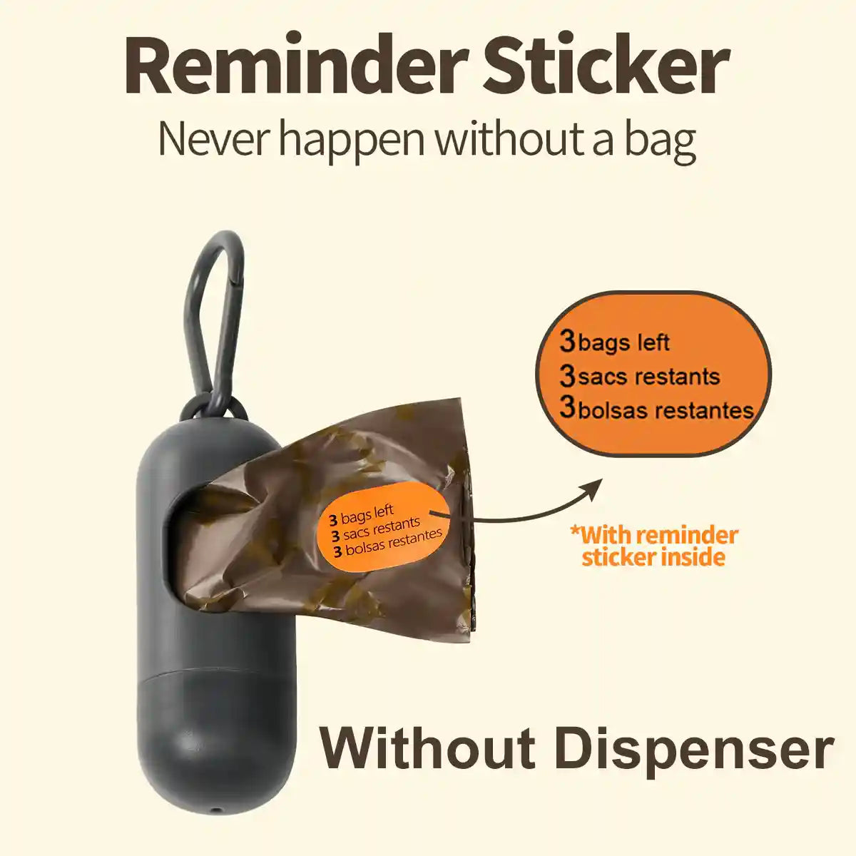 Coffee Scented Pet Poop Bags 270pcs (18 Rolls) Leakproof