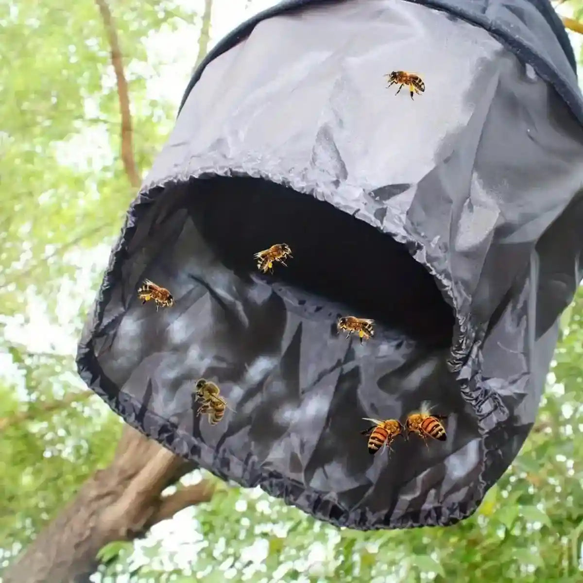 Efficient Swarm Capture Bee Cage Foldable Oxford Cloth Beekeeping Gear