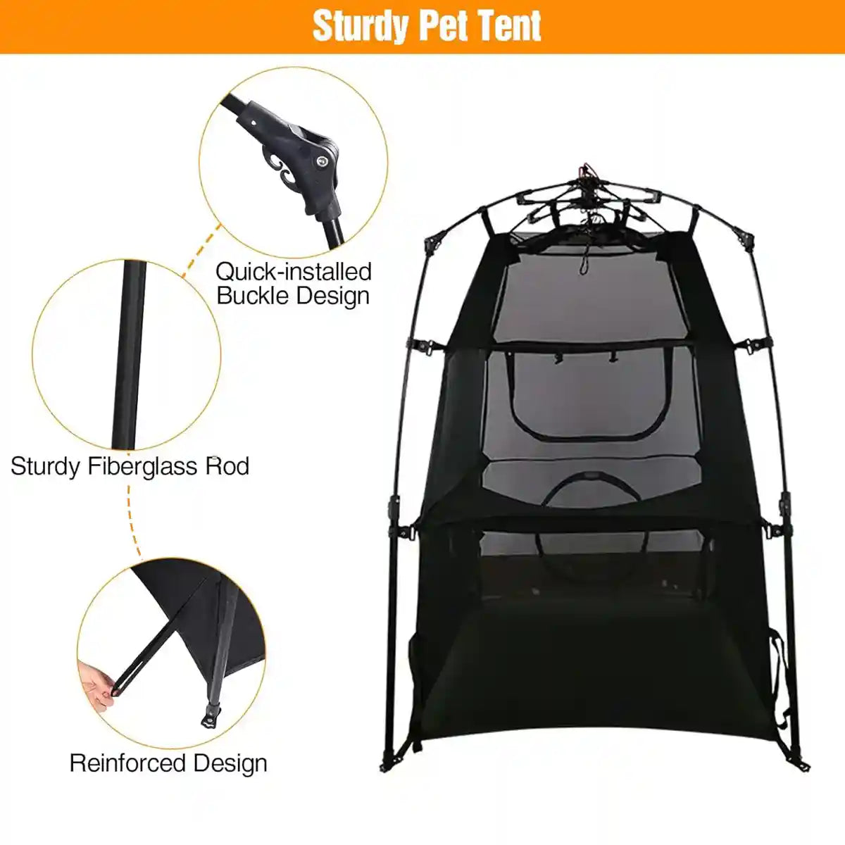 Foldable Cat Tent For Indoor & Outdoor Use