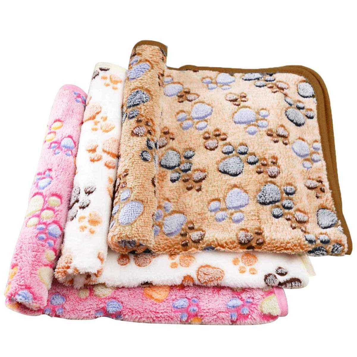 Cozy Fleece Dog Blanket for Sofa and Bed in S/M/L