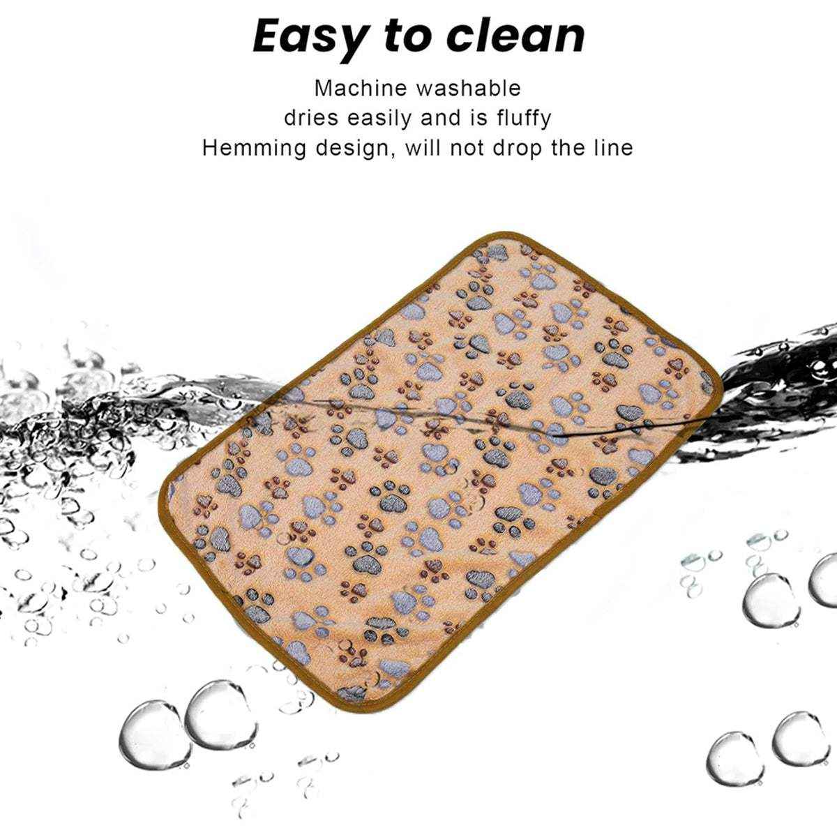 Cozy Fleece Dog Blanket for Sofa and Bed in S/M/L