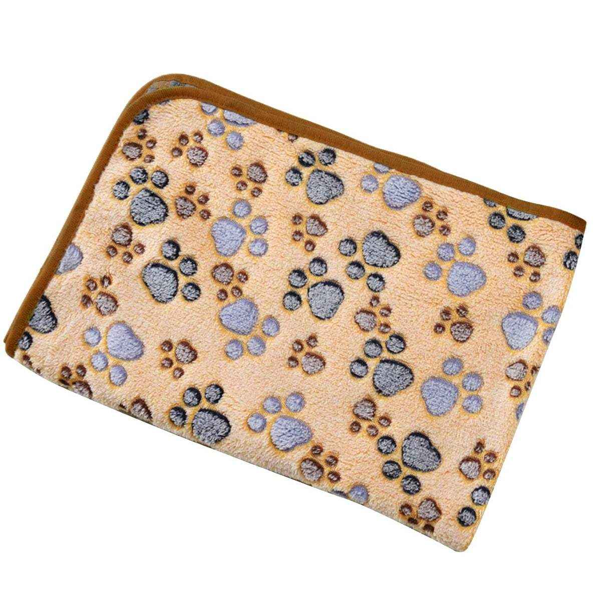 Cozy Fleece Dog Blanket for Sofa and Bed in S/M/L