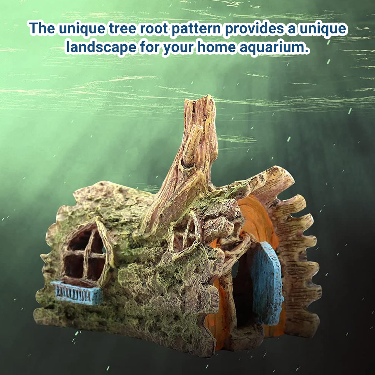 Resin Tree Root House Ornament