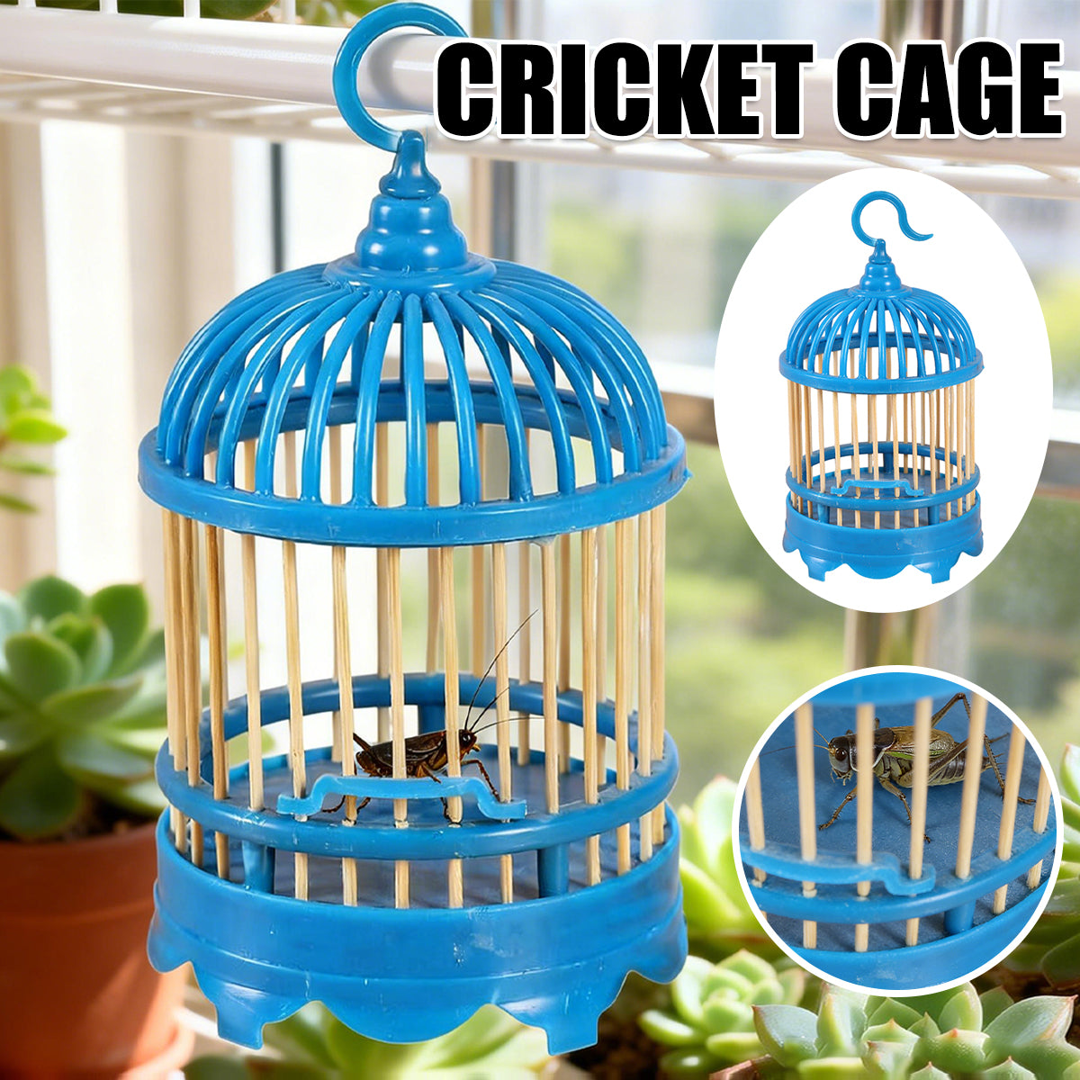 Insect Cage Hanging Plastic Breeding Cage