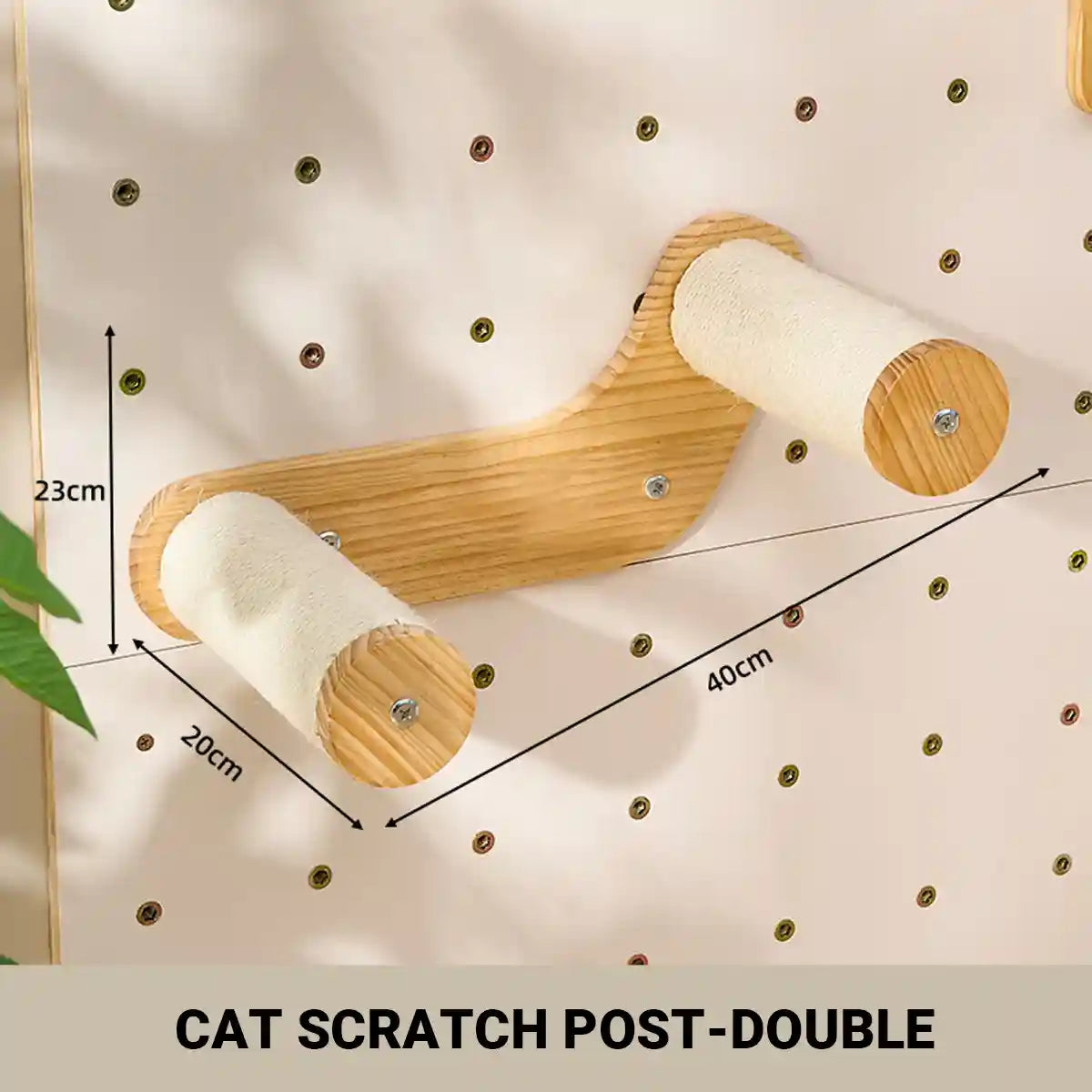 DIY Pegboard Cat Climbing Frame