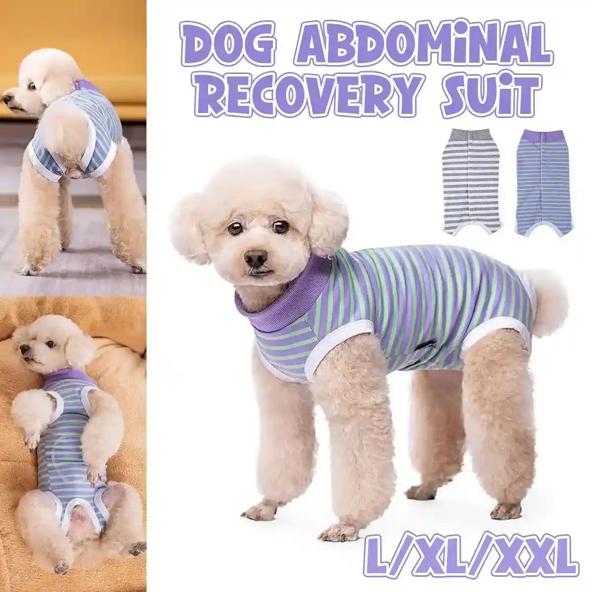 Dog Recovery Shirt Soft Breathable Post Surgery Wear for Female Dogs