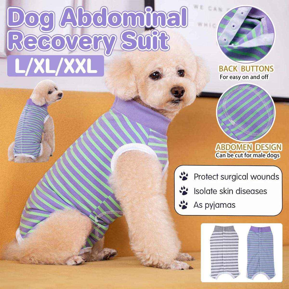 Dog Recovery Shirt Soft Breathable Post Surgery Wear for Female Dogs