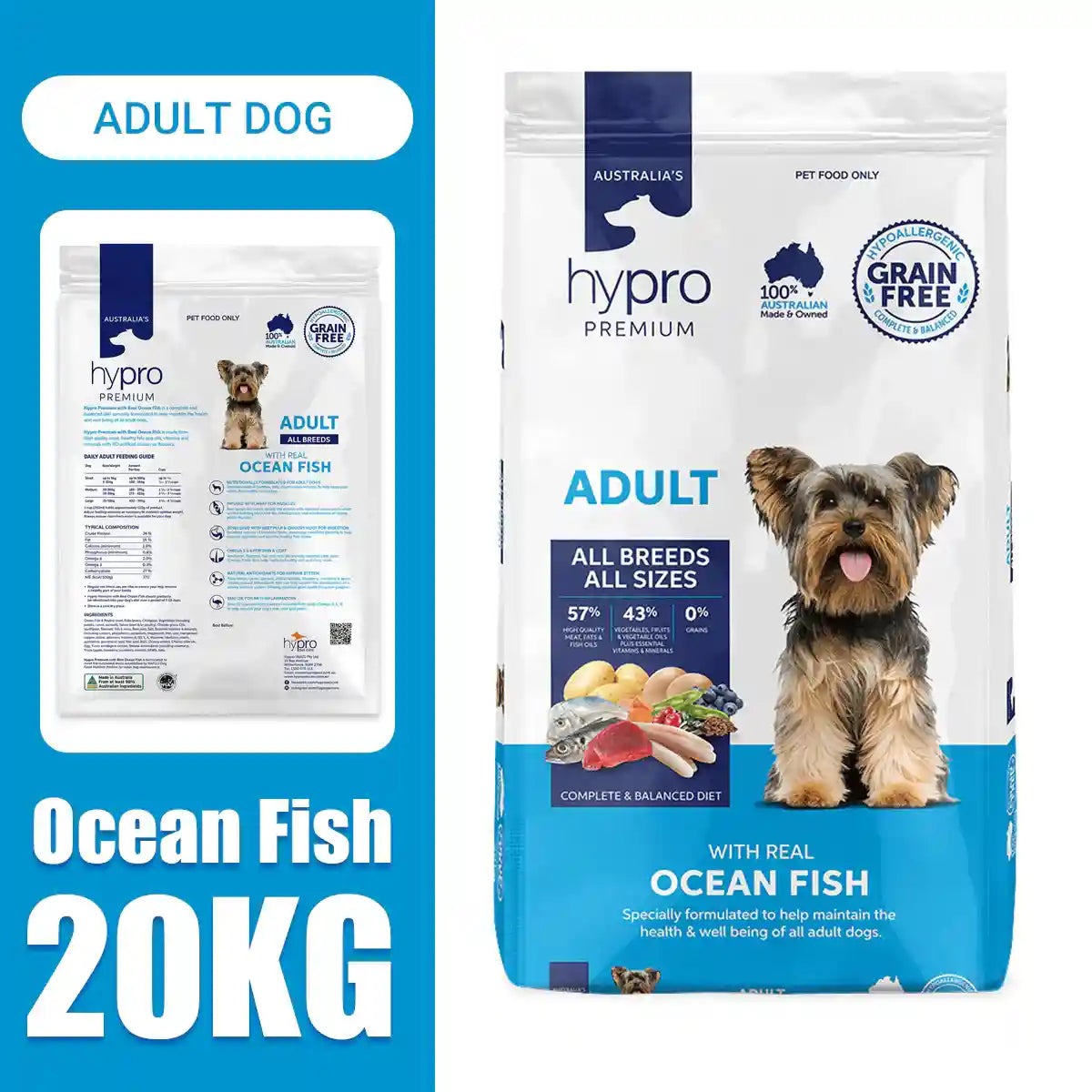 HYPRO DOG OCEAN FISH 20KG