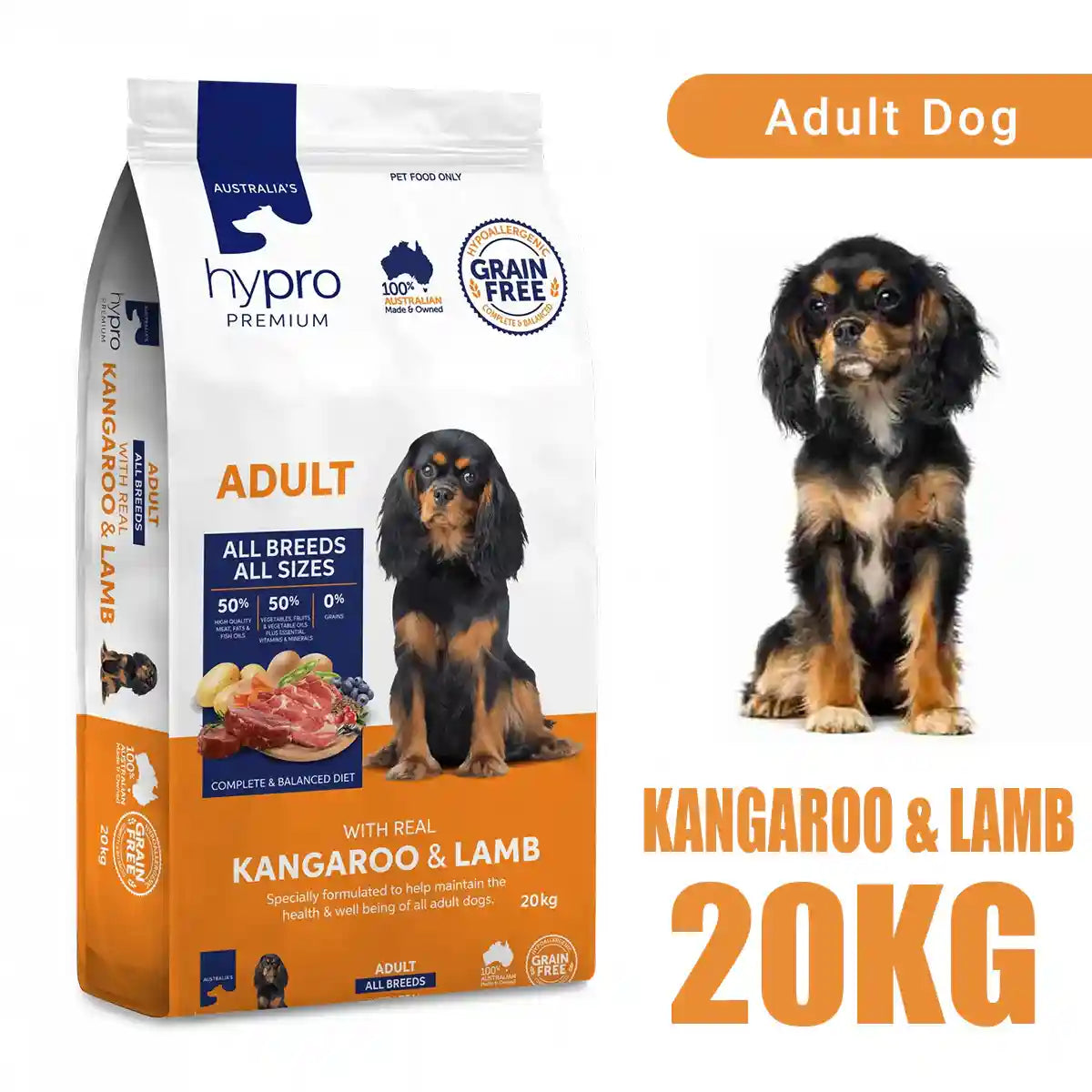 HYPRO DOG ROO & LAMB 20KG