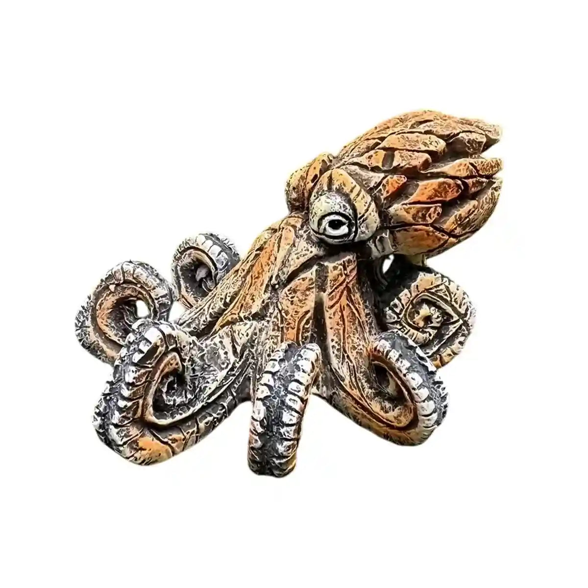 Resin Octopus Aquarium Ornament Marine Decoration for Home & Tank