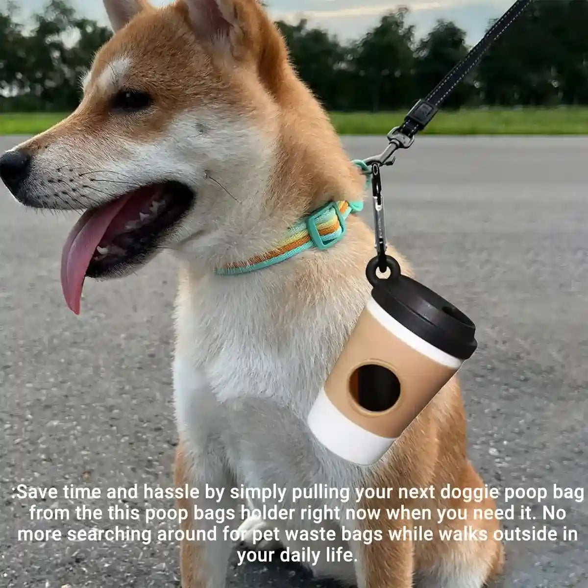 Portable Pet Waste Bag Dispenser with Clip