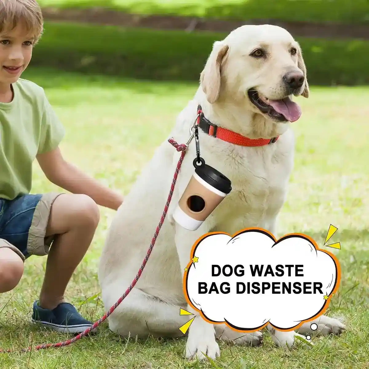 Portable Pet Waste Bag Dispenser with Clip
