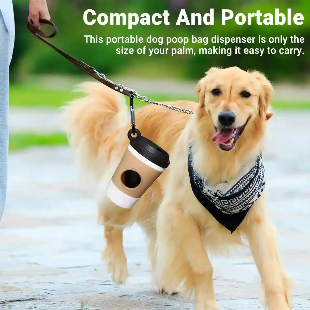 Portable Pet Waste Bag Dispenser with Clip