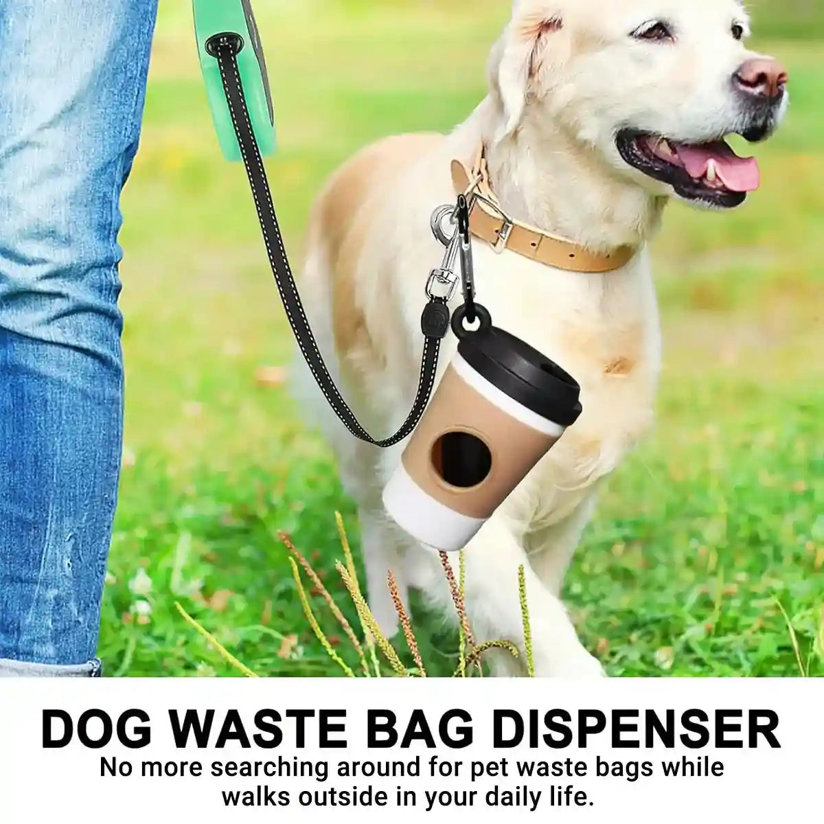 Portable Pet Waste Bag Dispenser with Clip