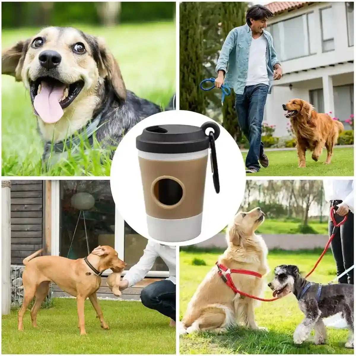 Portable Pet Waste Bag Dispenser with Clip