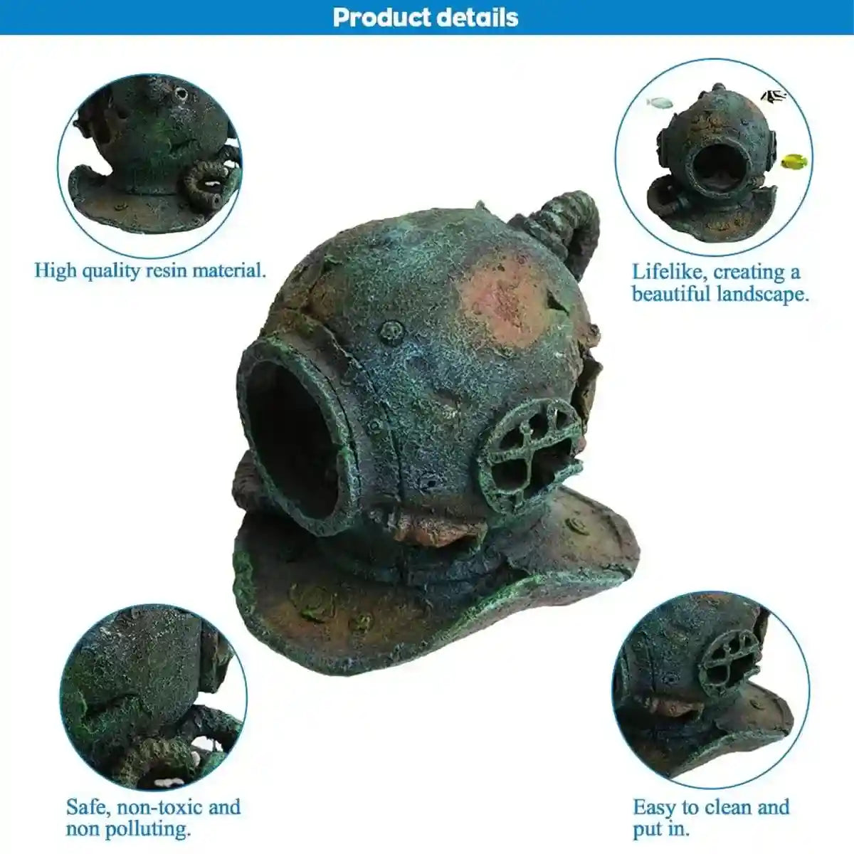 Aquarium Ornament for Freshwater & Saltwater Tanks