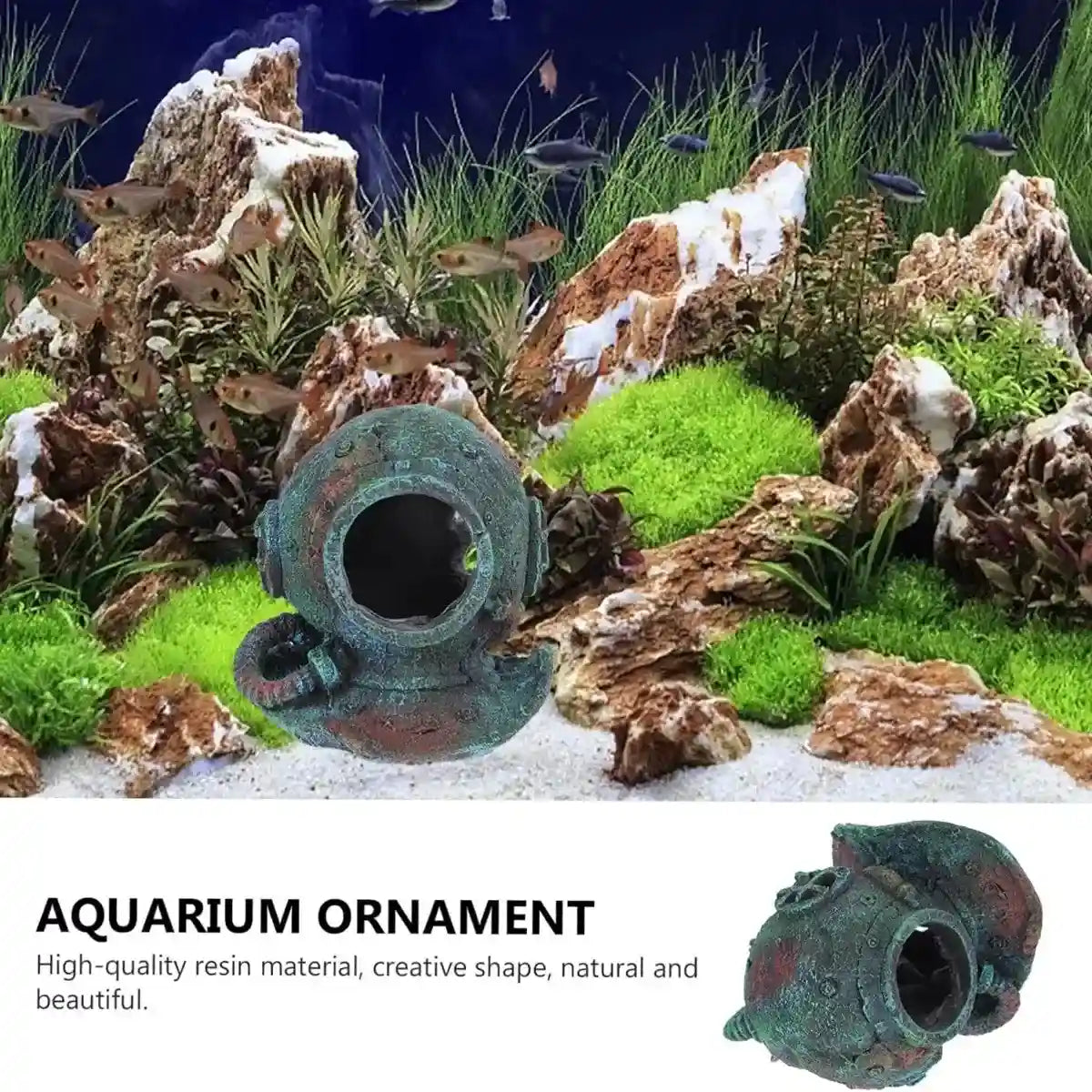 Aquarium Ornament for Freshwater & Saltwater Tanks