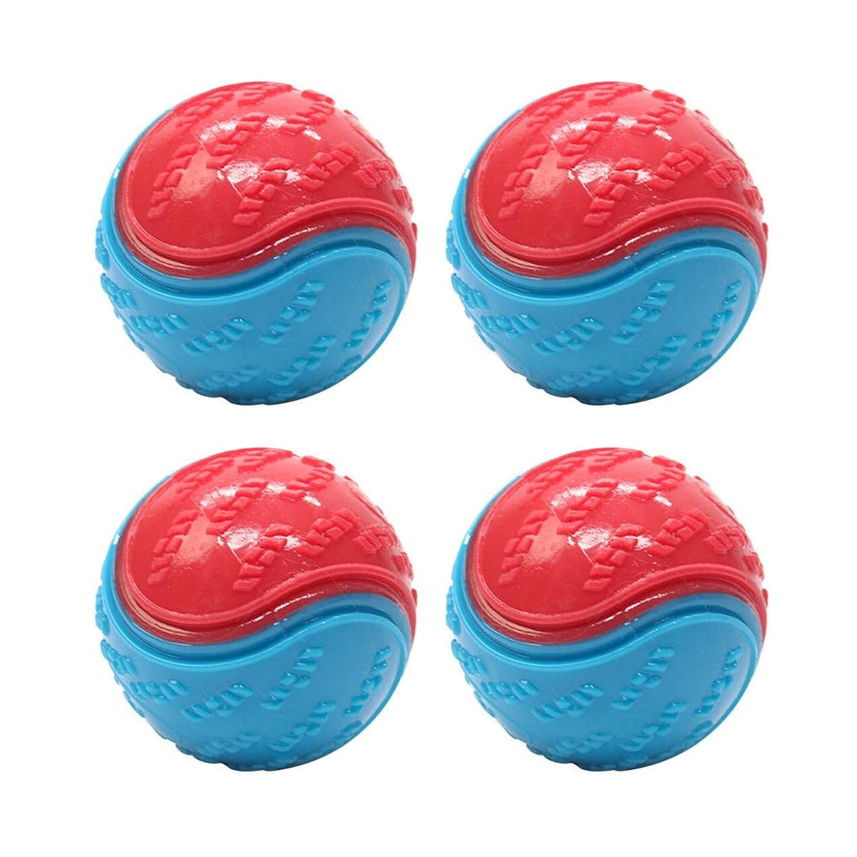 4-Pack Textured Dog Chew Balls