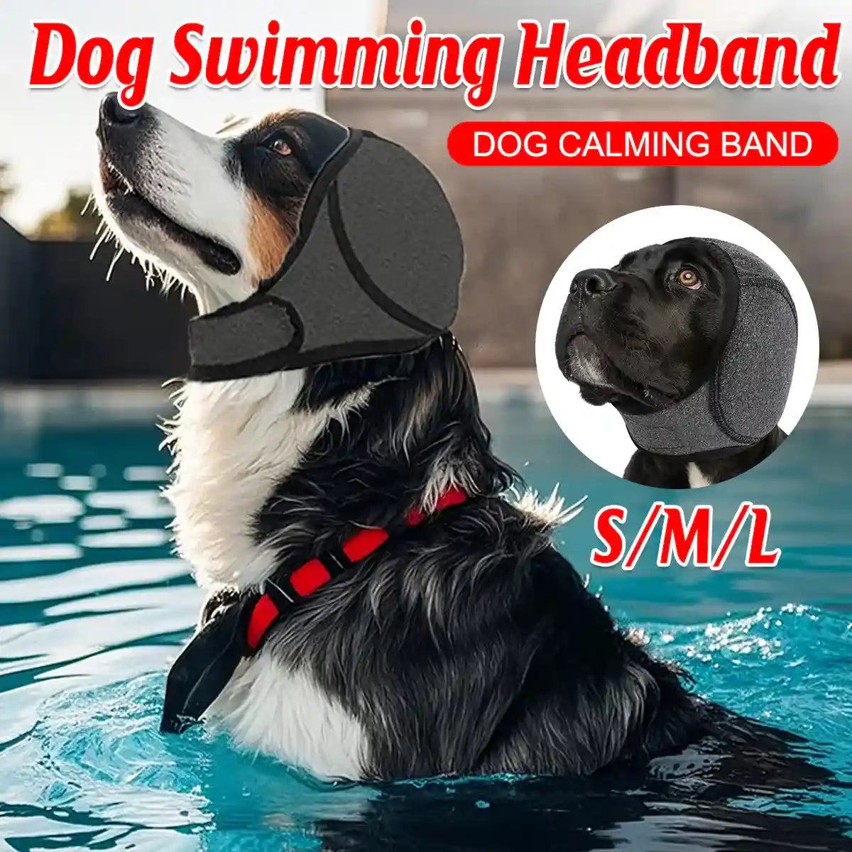 Dog Earmuffs Headgear Waterproof Noise-Reducing Comfort Hood