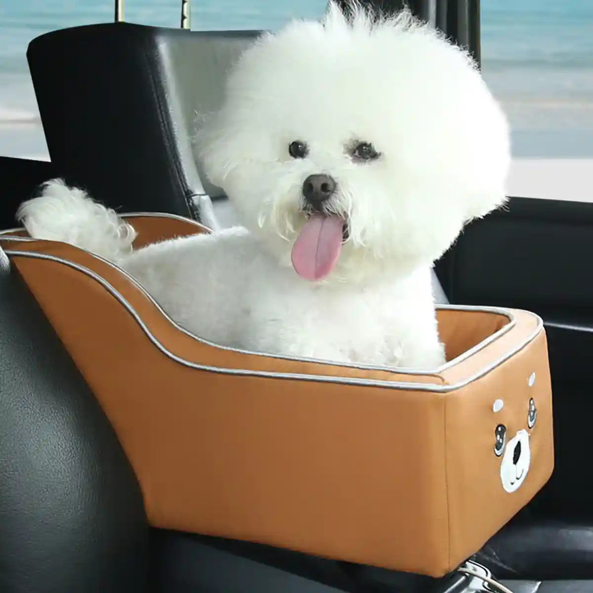 Car Center Console Pet Seat for Small Dogs & Cats