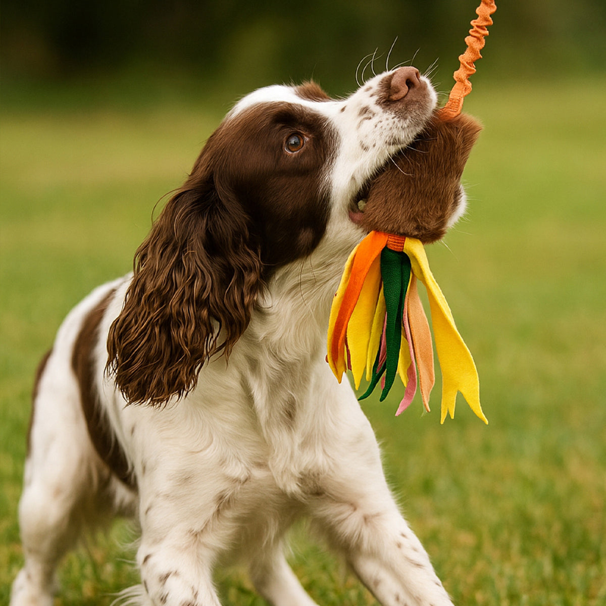 Interactive Dog Chew Toy With Rope And Tassel