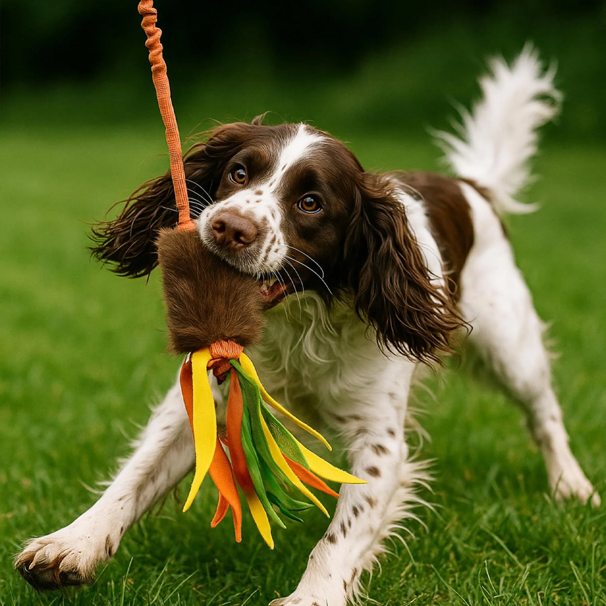 Interactive Dog Chew Toy With Rope And Tassel