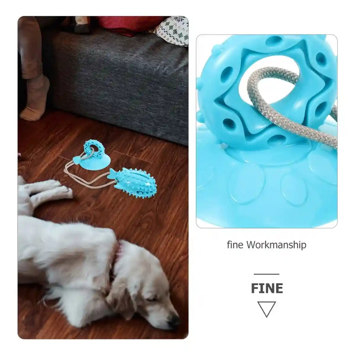 Suction Cup Tug Toy for Dogs
