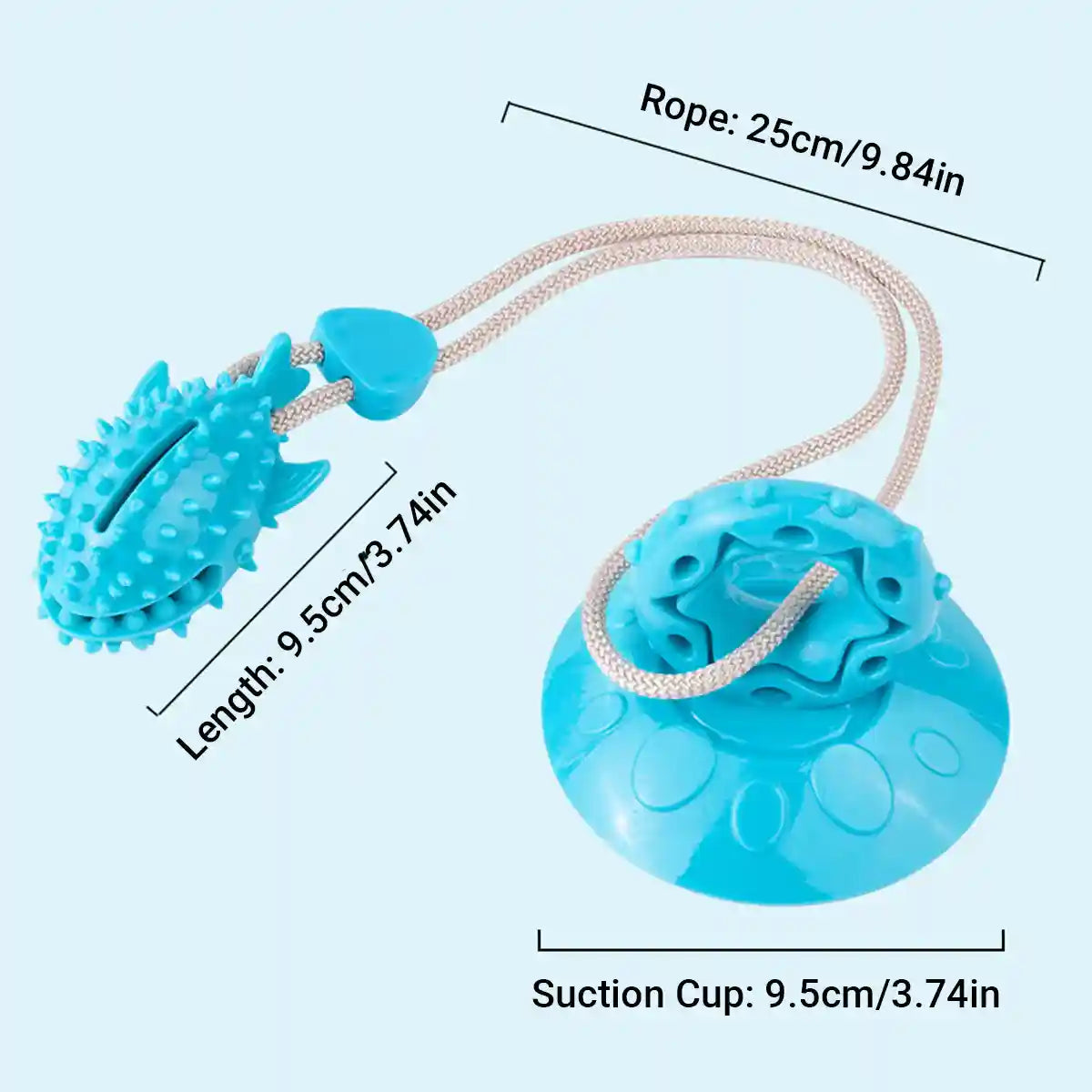 Suction Cup Tug Toy for Dogs