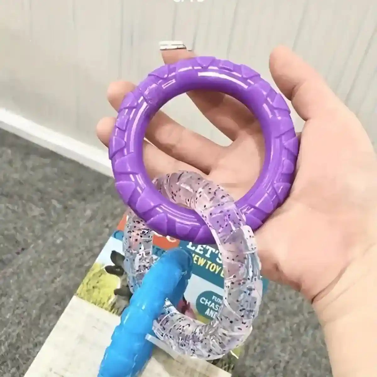 Durable TPR Interactive Dog Chew Toy Fun & Safe for Dogs