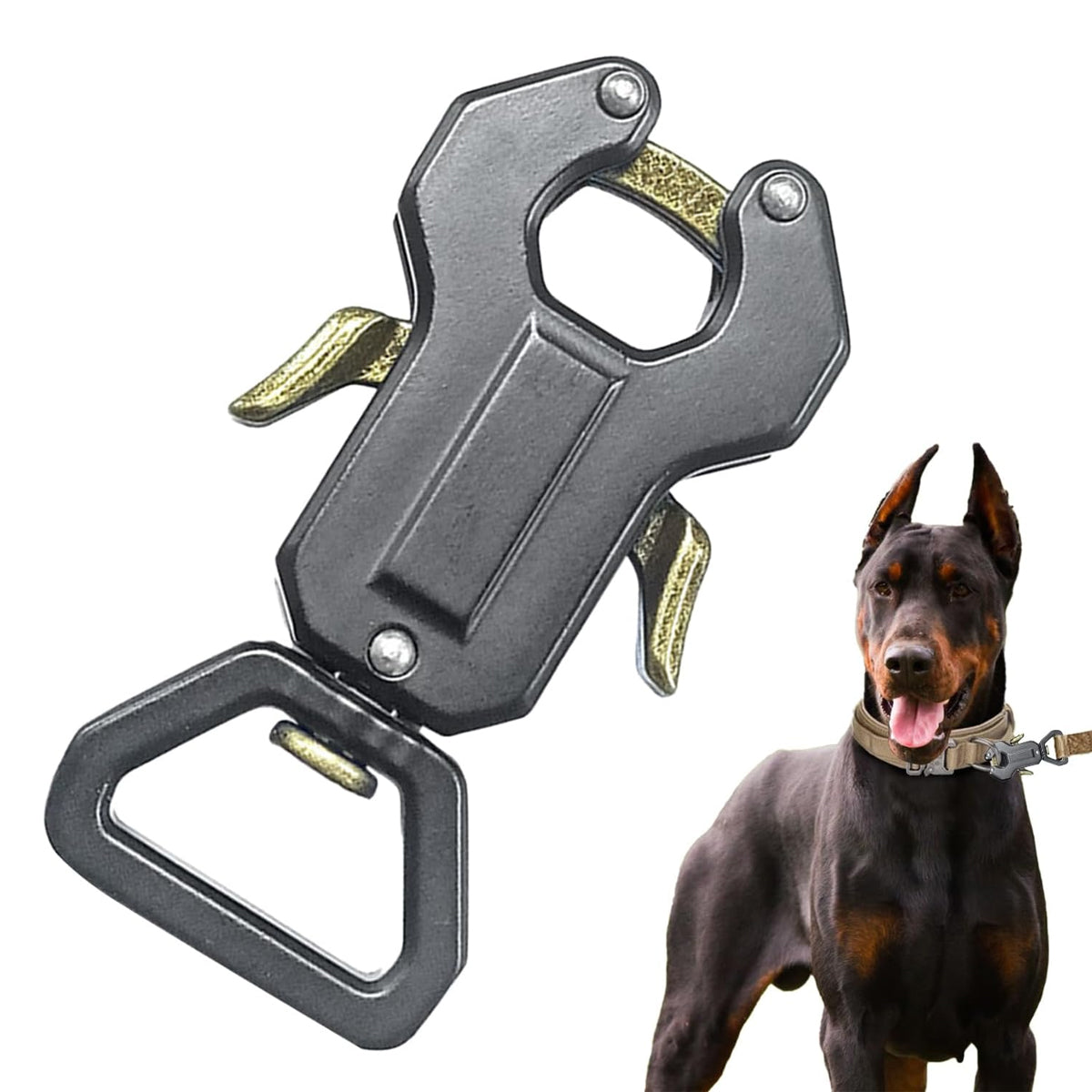 Dog Leash Frog Clasp Heavy Duty Quick Release Hook