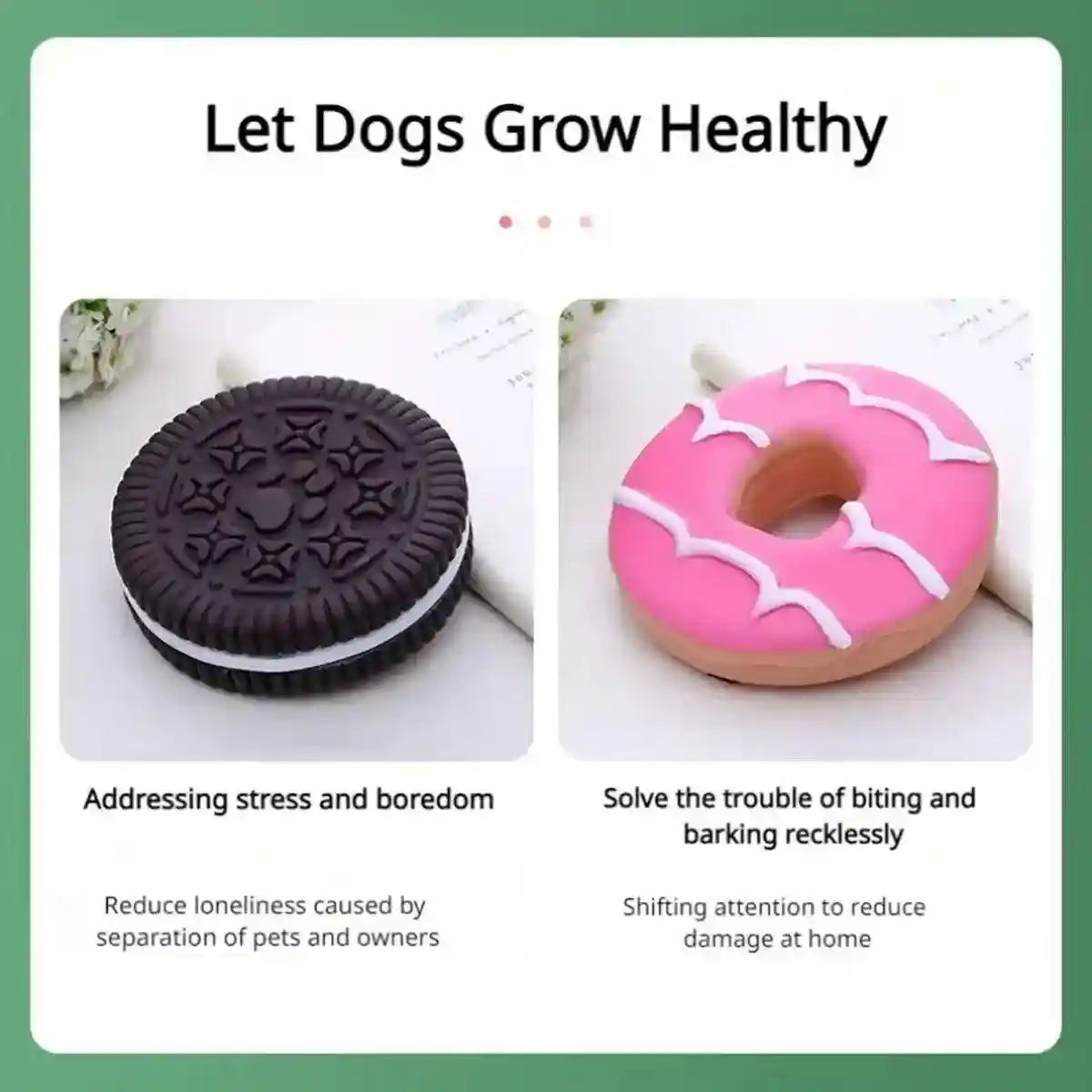 Durable Puppy Teething Toys Squeaky Chew Toys for Small & Medium Dogs
