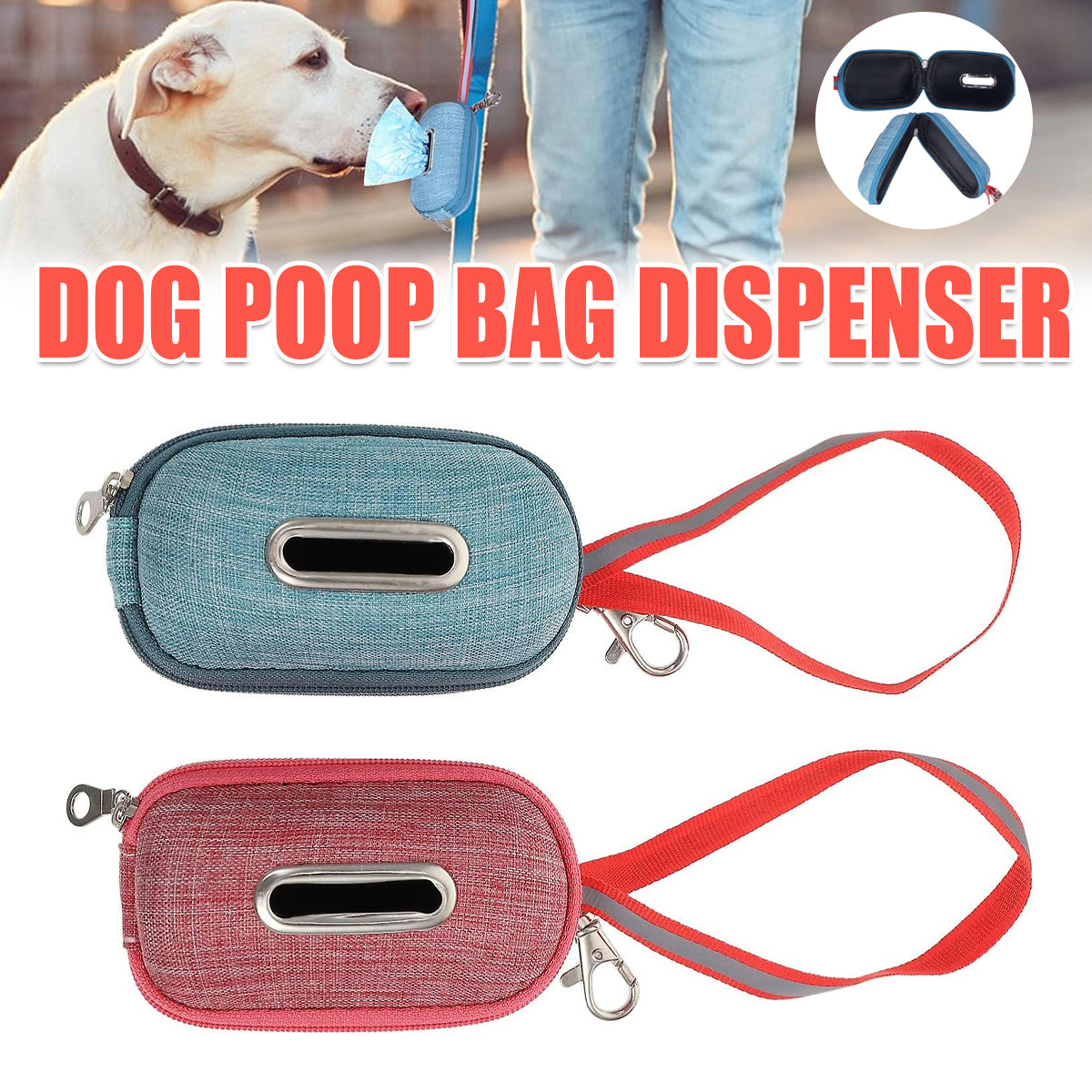 Pet Garbage Bag Picker Bag Storage Dog Poop Bag Dispenser