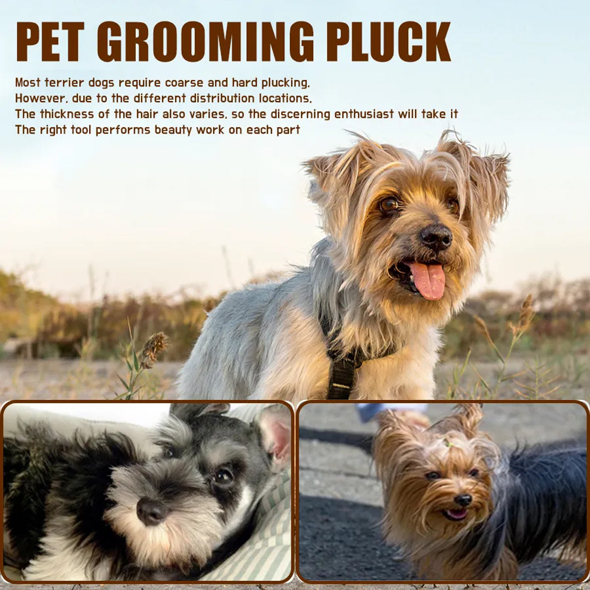 Pet Grooming Pluck Knife For Dogs
