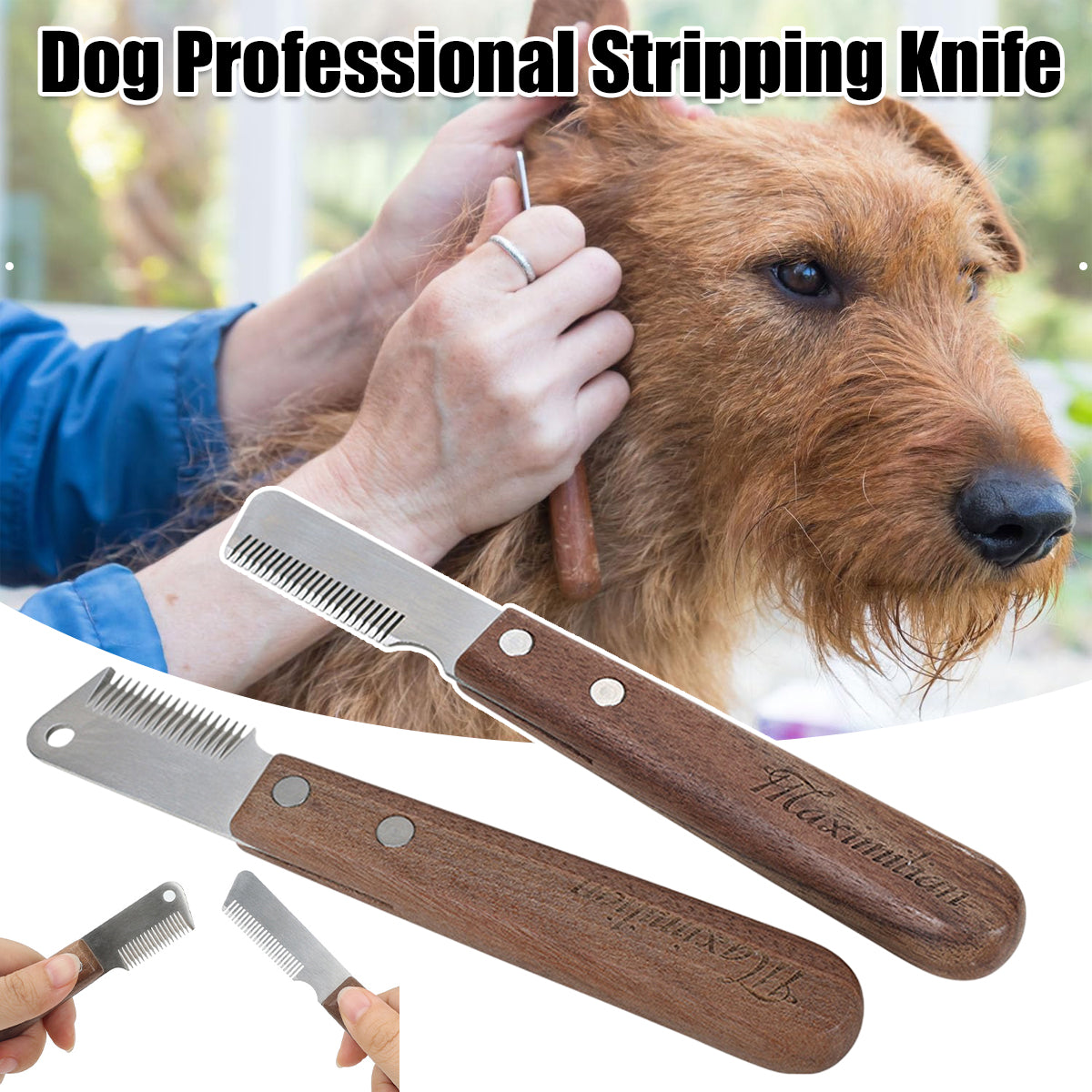 Pet Grooming Pluck Knife For Dogs