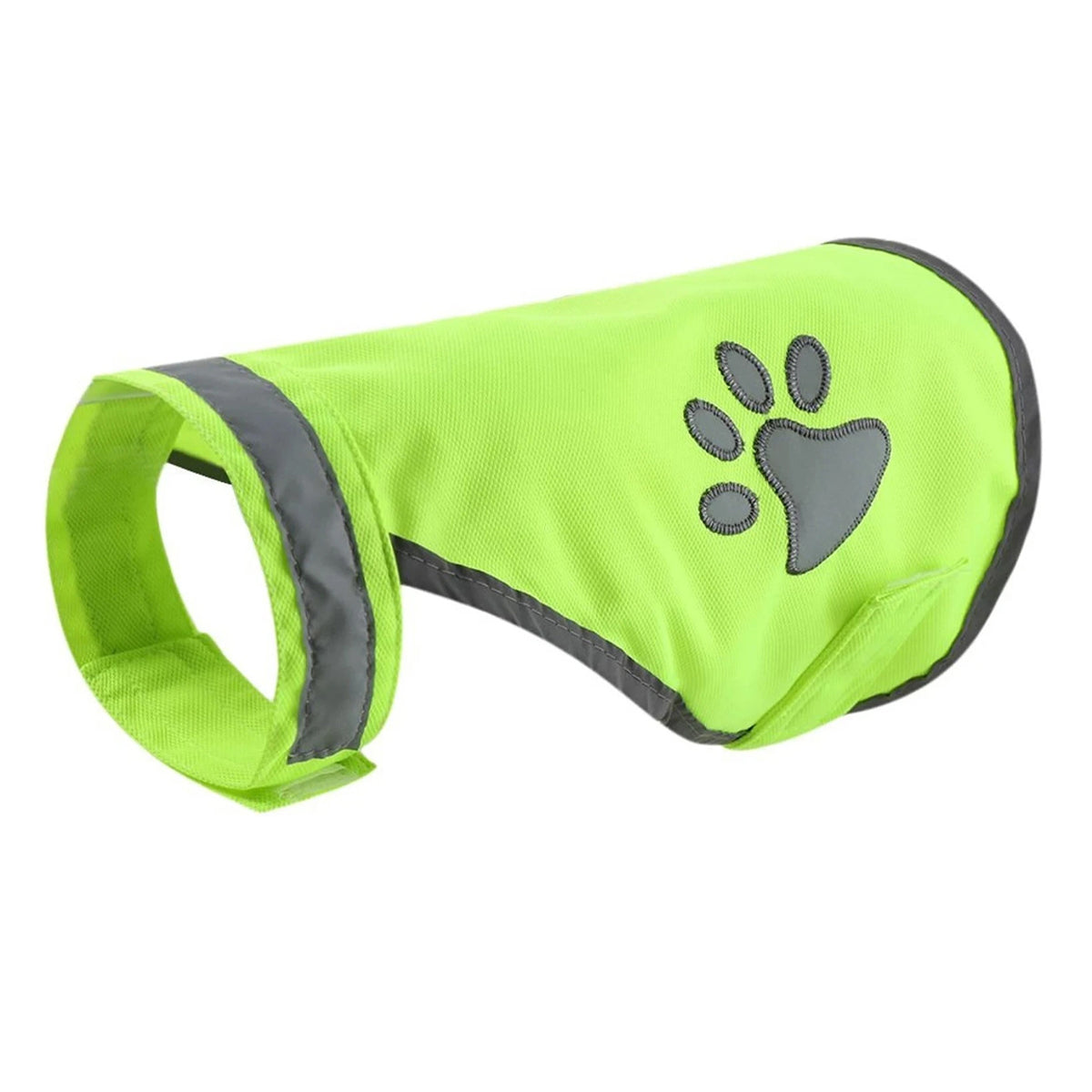 High-Visibility Dog Safety Vest Reflective Fluorescent Green