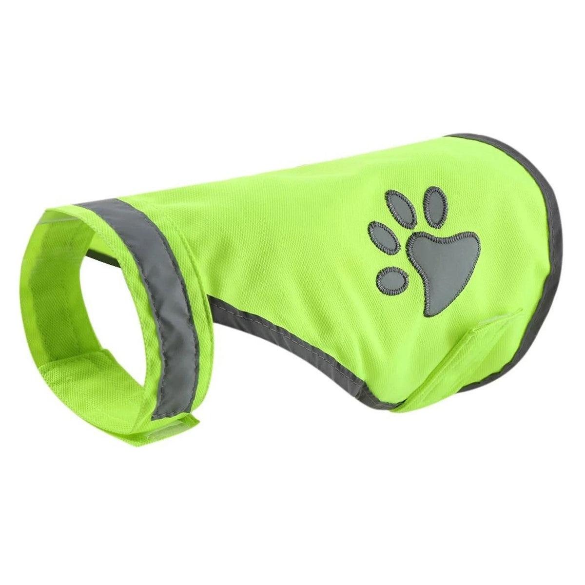 High-Visibility Dog Safety Vest Reflective Fluorescent Green
