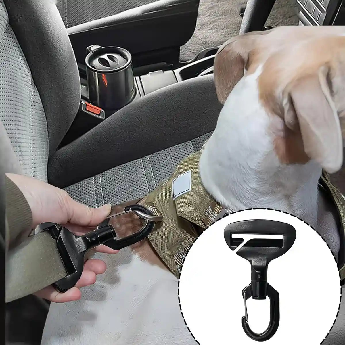 Dog Seat Belt Safety Buckle Harness