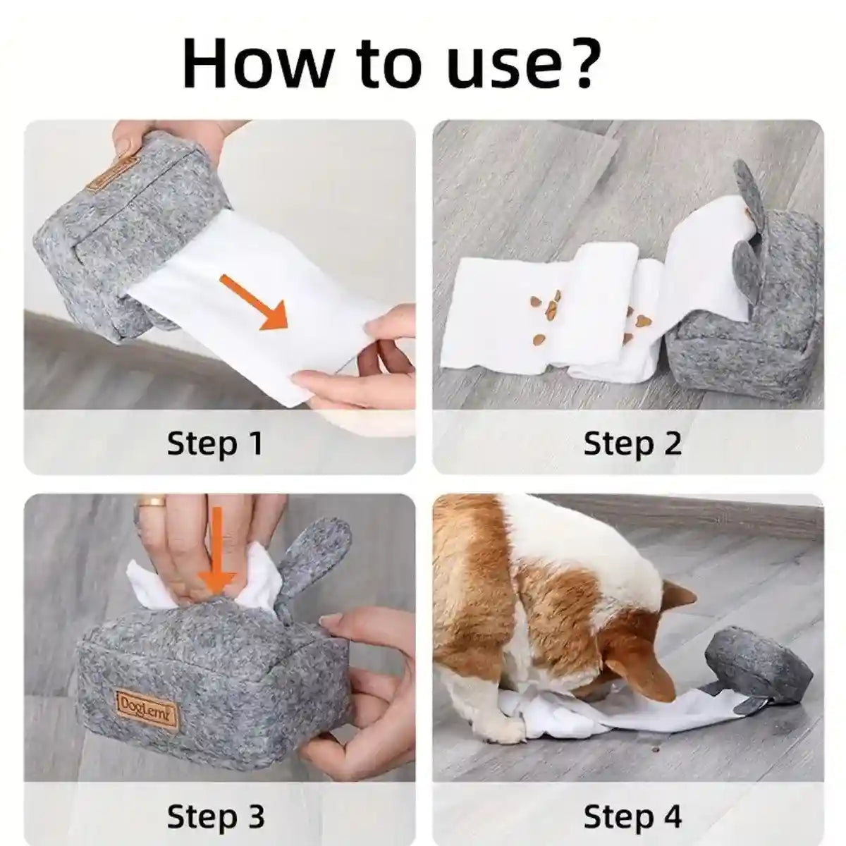 Reward-Based Snuffle Toys for Dogs Slow Feeding Nose Work Mat