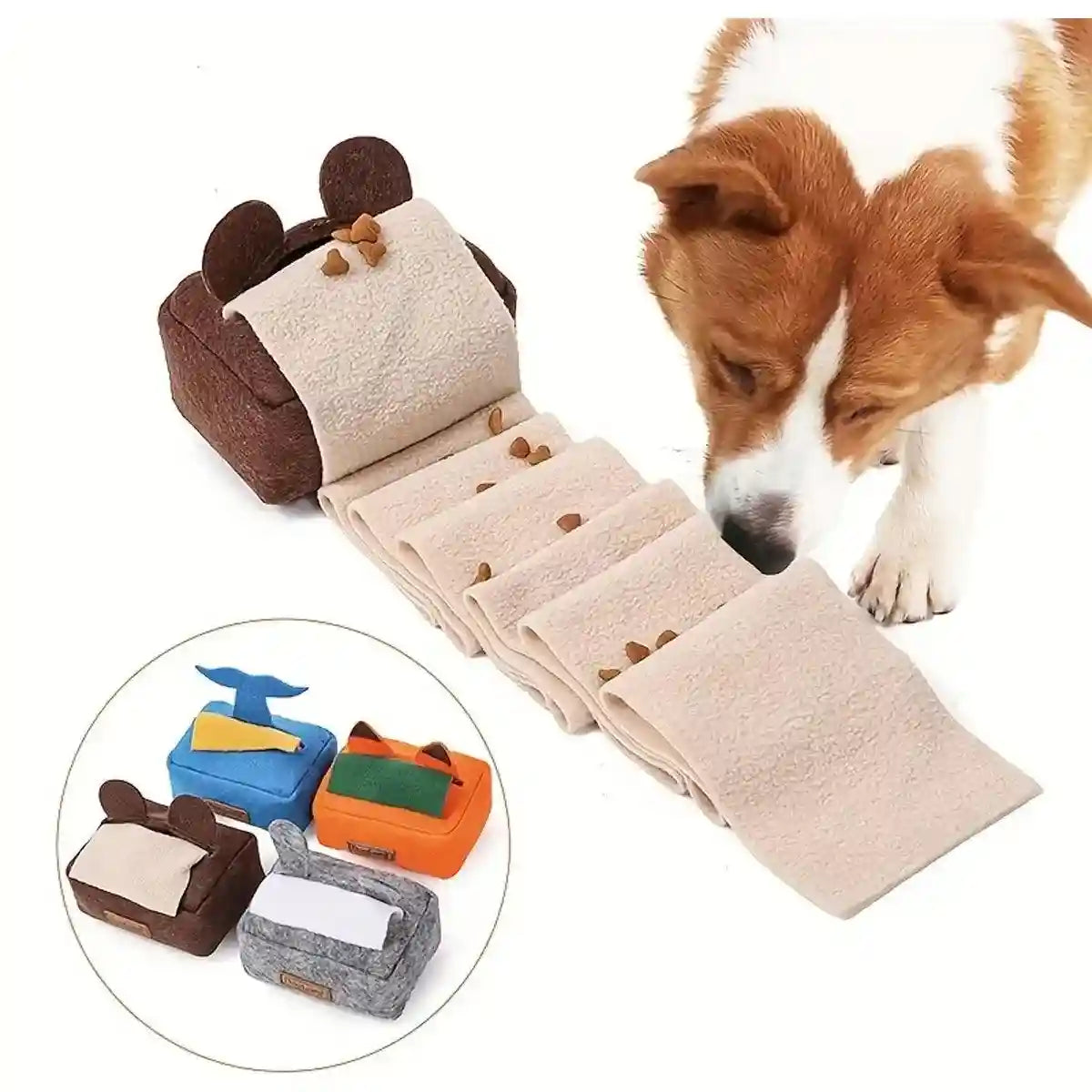 Reward-Based Snuffle Toys for Dogs Slow Feeding Nose Work Mat