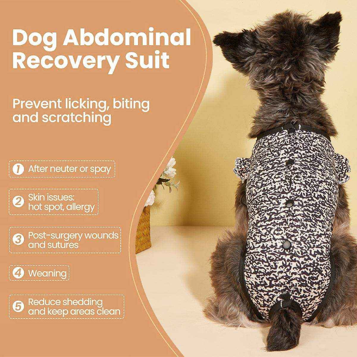 Dog Recovery Suit Post-Surgery Sterilization Clothing for Wound Protection