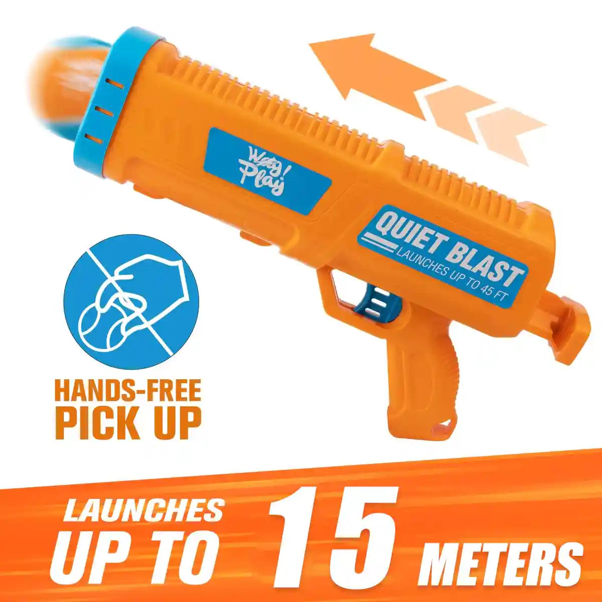 Dog Tennis Ball Launcher (1 Launcher + 3 Balls)