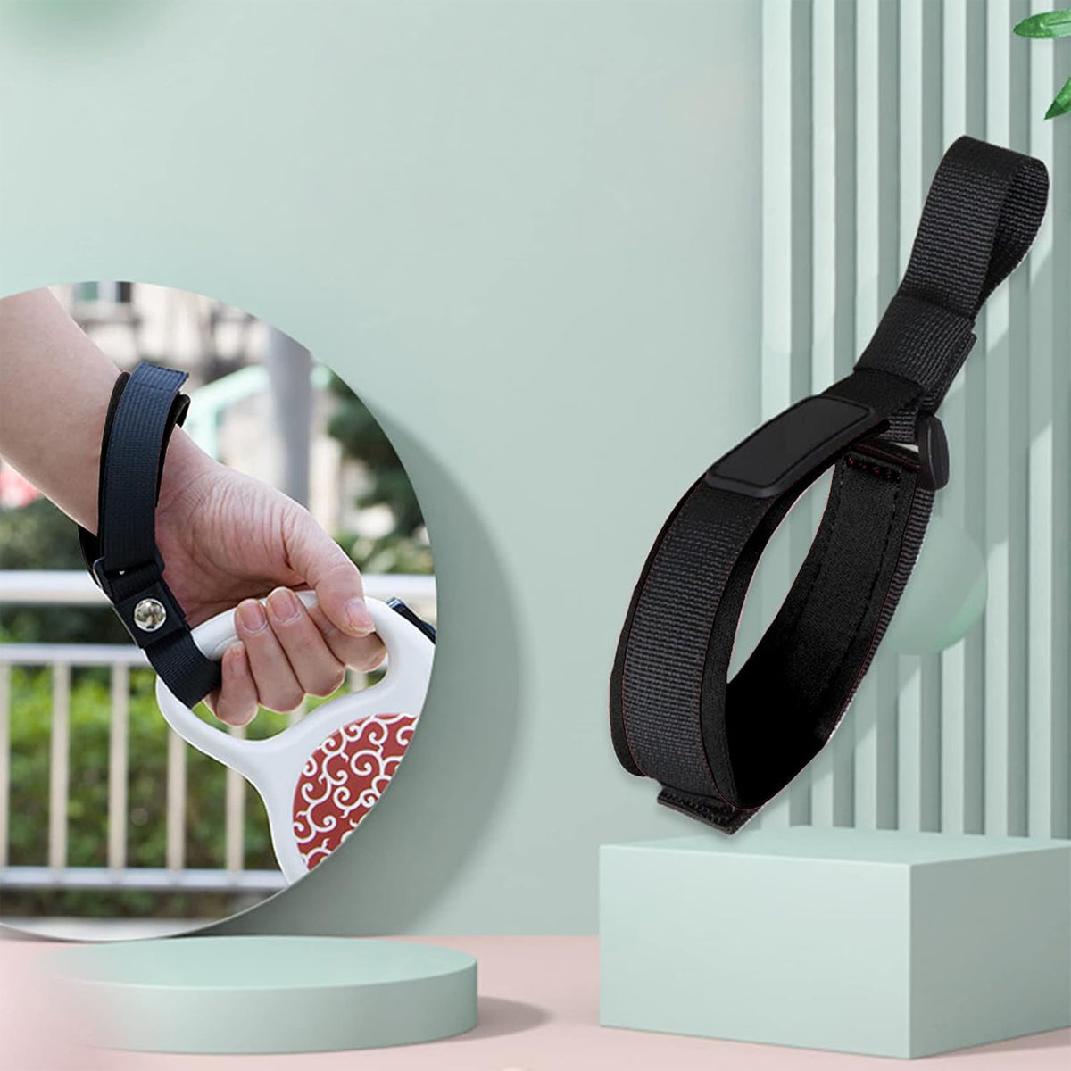 Dog Walking Anti-Slip Wristband Leash Strap