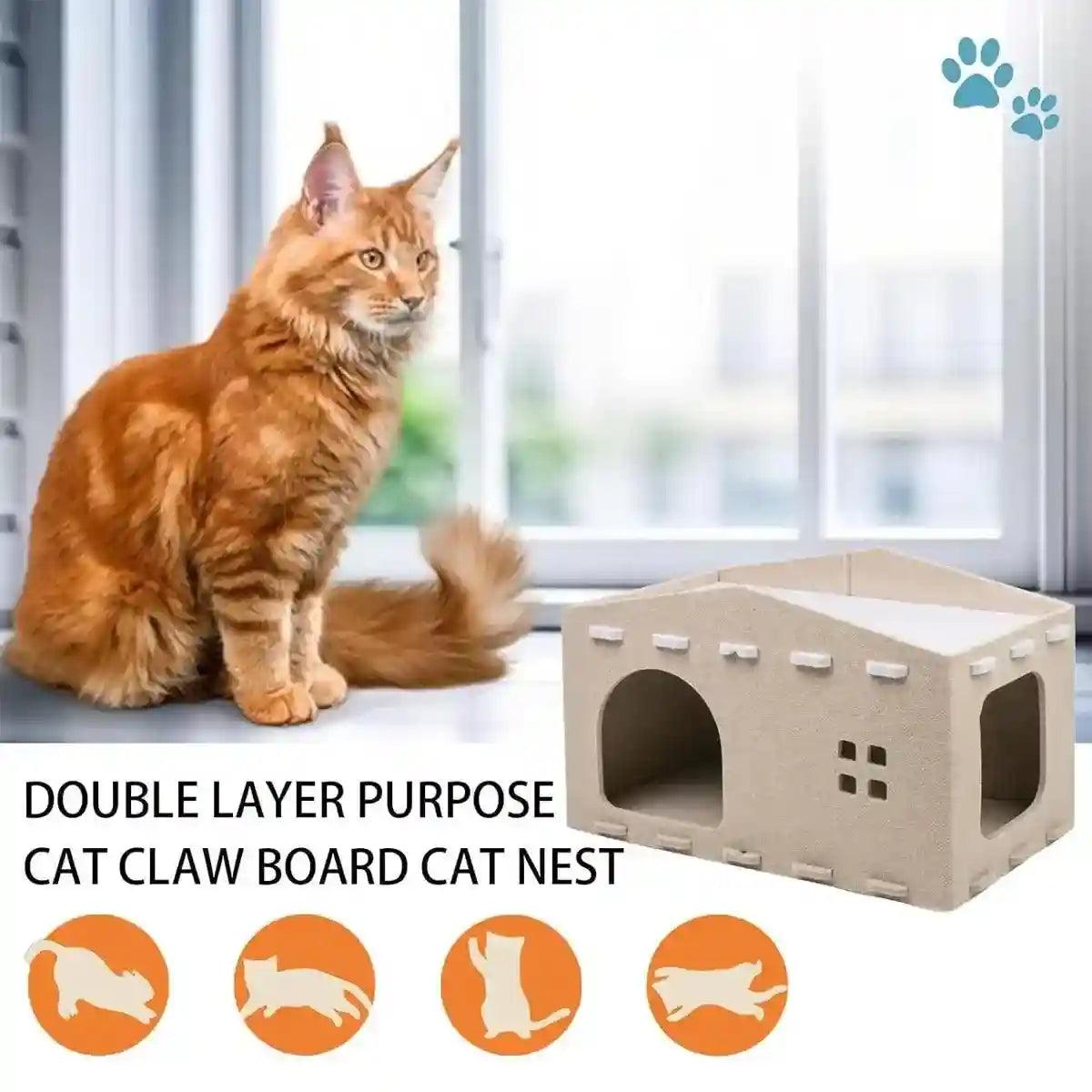 Multi-Level Cat Bed Retreat Enhance Your Cat’s Comfort